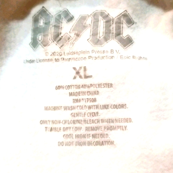 AC⚡DC 2020 Ice Tie Dye Joggers w Pockets XL - Picture 7 of 11